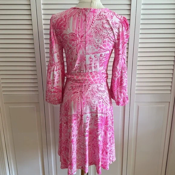 Lilly Pulitzer Belted Jersey Knit Dress - Picture 5 of 6